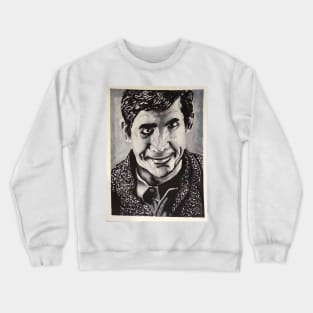 Psycho - "Wouldn't Hurt A Fly" Norman Bates portrait (original) Crewneck Sweatshirt